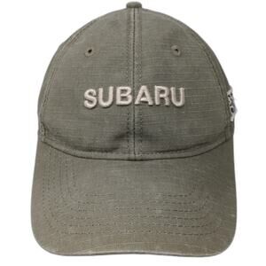 Overland Subaru Green Baseball Cap One Size Ripstop 1958 Patch Strapback Hat